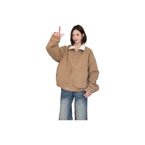 BABUGGE Коричневый Женский Пуховик