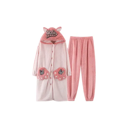 MADALLO Светло-розовый Женские Банные халаты