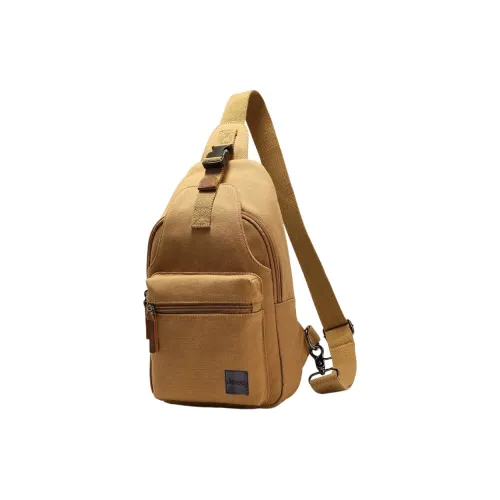 Jeep Canvas Sling Bag Standard Men's Khaki