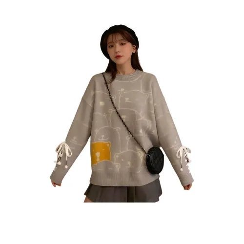 LADYXIEXIE Серый Унисекс Трикотаж