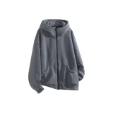 Темно-серый с металлической застежкой-застежкой