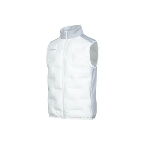 Victor Snow Mountain White Unisex Down Vest Victor Snow Mountain White Унисекс Пуховый жилет