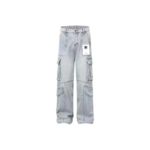 UPWARD LAB Blue Unisex Jeans
