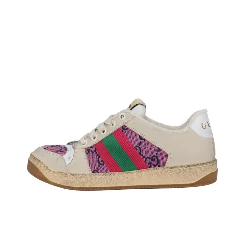 GUCCI Screener Потертый Обувь Стильный Скейтбординг Женская Коричневый