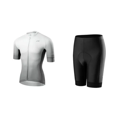 LINING Велоспорт Костюм Мужской Градиент Белый