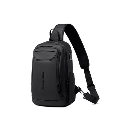 FENRUIEN Oxford Sling Bag Standard Men's Black