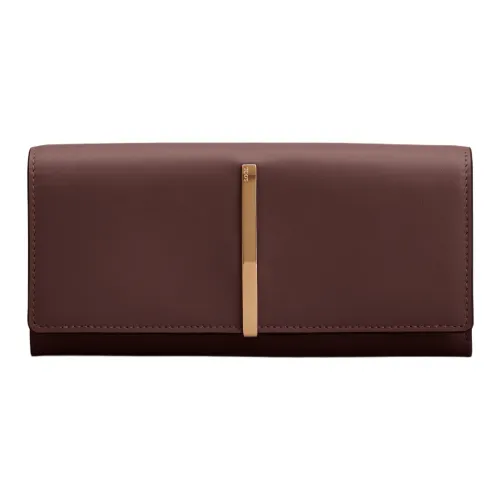 TOD'S Телячья кожа Кошелек Женские Бургунди