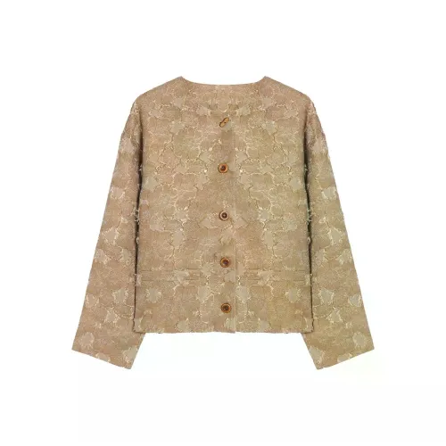 GZQJ Золото Верблюжий цвет Женское Пальто