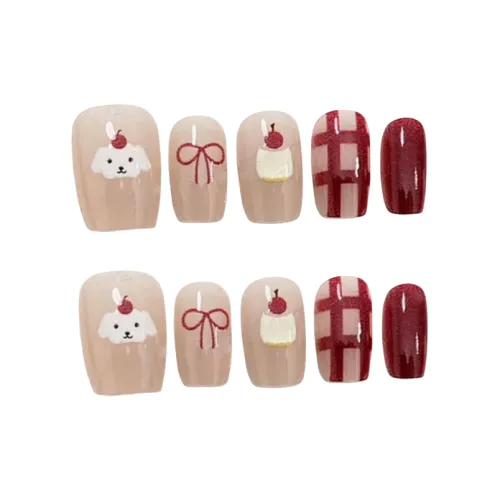 T Z Вишня Молоко Белый Щенок Полу Ручная Искусственная Погоня Укороченный Квадрат Телесный Однотонный Милый