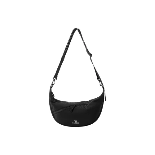 Camel Fabric Crossbody Bag Unisex Phantom Black Верблюжий цвет Ткань Сумка через плечо Унисекс Призрачный Черный