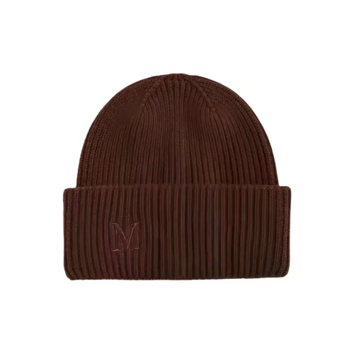 'S MAX MARA Кашемир Шапки-бини Женские Коричневый