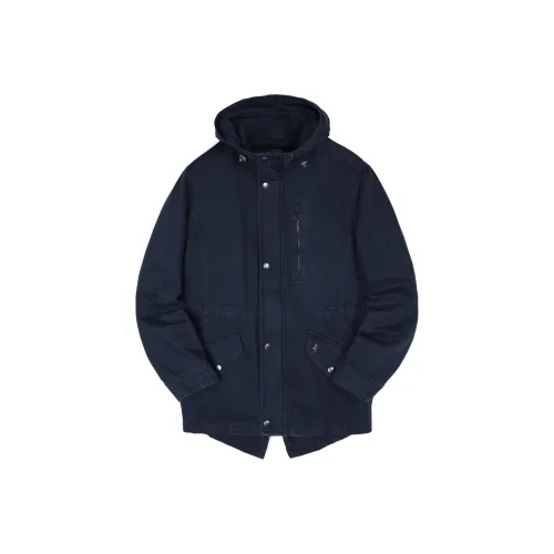 MCS Темно-синий Синий Мужской Пуховик (Пуховые куртки)