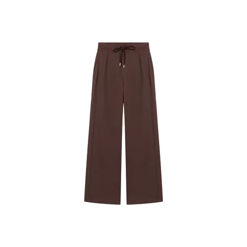 LANCY Темно-коричневые женские повседневные штаны