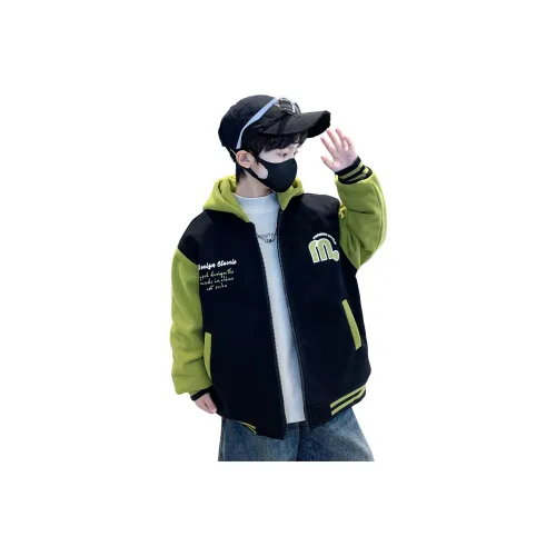 Lanza Повседневная Бейсбольная Куртка Зимняя Черная Подростки