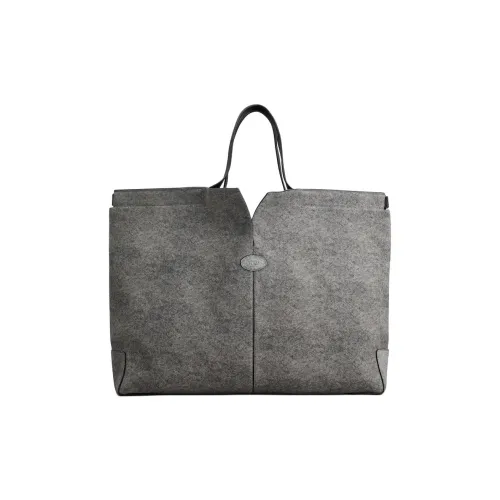 TOD'S DI Телячья кожа Сумка Мужская Серый