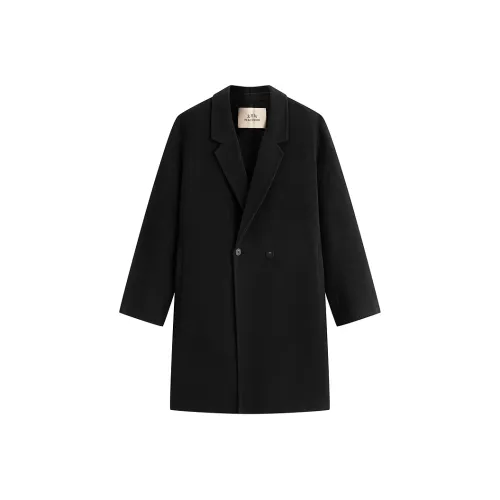 PEACEBIRD MEN Черный 1 Мужское Пальто