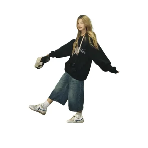 COVER TIME Черный Женский Свитшот