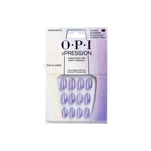 OPI Цвет Μεταвающий Aurora False Nail Короткий Круглый Синий Фиолетовый Однотонный Стиль Instagram 30 Шт