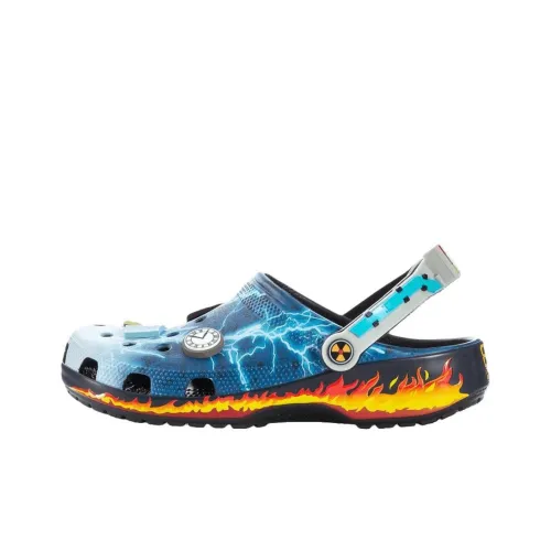 Crocs Classic Clog Back to the Future Сабо Мужской Синий Оранжевый