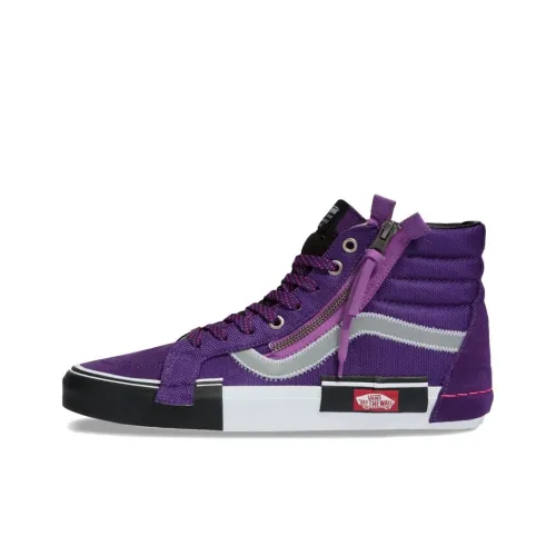 VANS SK8 Reissue CAP Легкие Высокие Кроссовки для Скейтбординга Унисекс Черный Фиолетовый