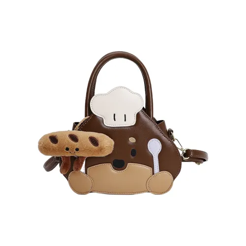 DIFFERENT FACES ПУ (полиуретан) Сумка Стандартная Женская Кофейного цвета