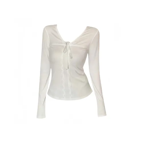 Aimilian Белые Женские T-рубашки