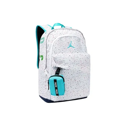 Джордан Полиэстер Рюкзак Большой Унисекс Ограниченный Аврора Синий