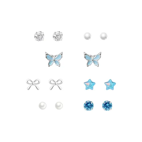 KMONADO Сплав Серьги-гвоздики Женские