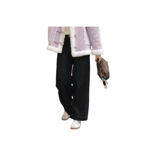 CPYT Темно-синий женский джинсы