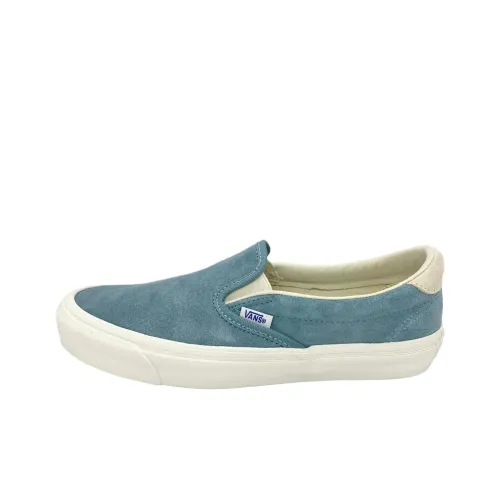 VANS Slip On 59 OG Slip On LX Устойчивые к истиранию Низкие Кроссовки для скейтбординга Мужские Синие