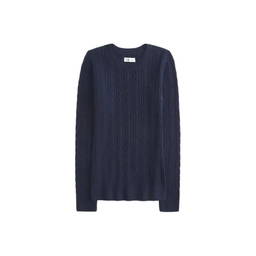 Hollister Морской Синий Женский Свитер