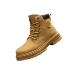 Желтая обувь без подкладки