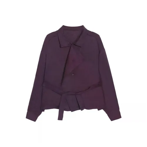 GZQJ Фиолетовые Женские Рубашки