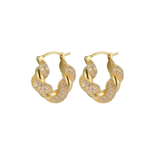 EAR PARTNER Серьги-гвоздики из серебра 925 пробы женские