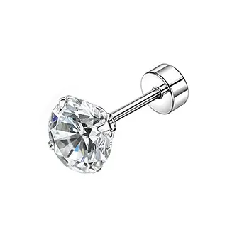 Серьги-гвоздики LELC из титанового стального сплава унисекс