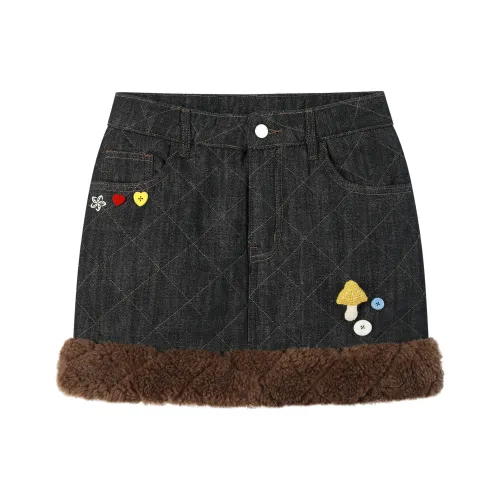 NewJnxs Fair Island Night Джинсовые короткие юбки Женские