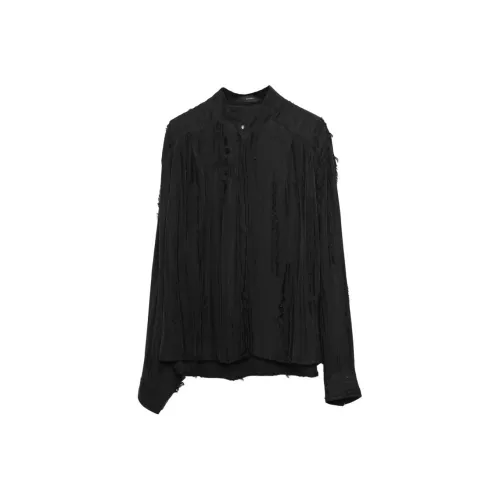 RAYSHOW Мужские черные рубашки