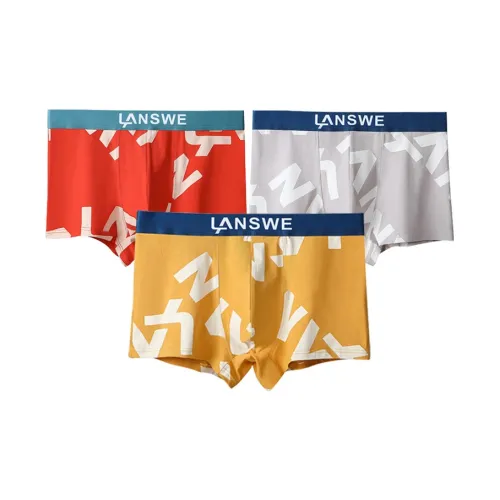 Lanza [3 упаковки] Смешанные цвета Мужские боксер-шорты