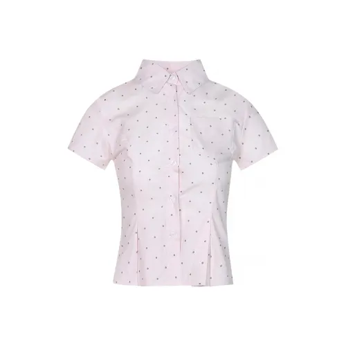 FORUYES Розовые Женские Рубашки