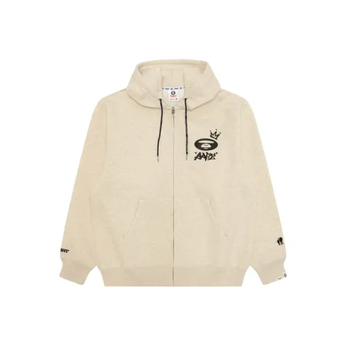 Aape Fw25 Свитшот Мужской Бежевый Желтый