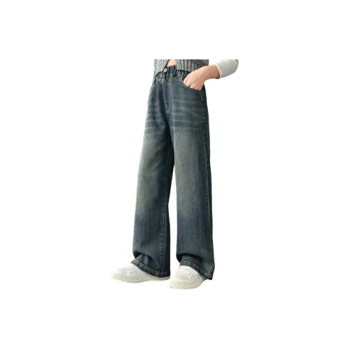 Little Redfish Синий С флисовой подкладкой Школьный возраст Джинсы