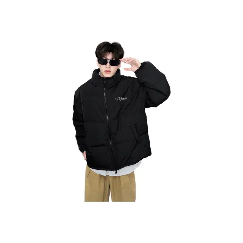 PODGORNOI Черный С подарками Съемный Металл Логотип Мужской Пуховик