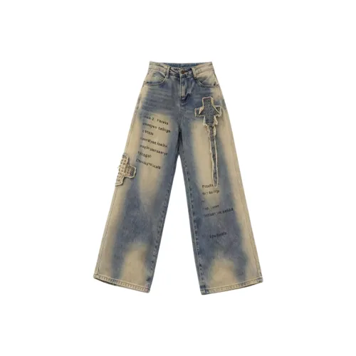 MORRIEPARK Scrap Blue Women's Jeans MORRIEPARK Scrap Синий Женские Джинсы