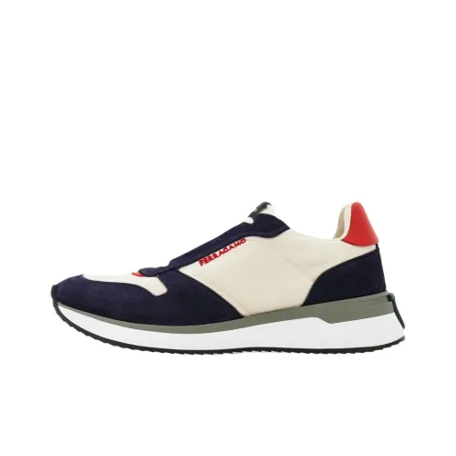 Ferragamo Низкий топ Повседневная обувь Мужская Синяя