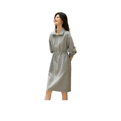 LADYXIEXIE Длинное платье с длинными рукавами женское