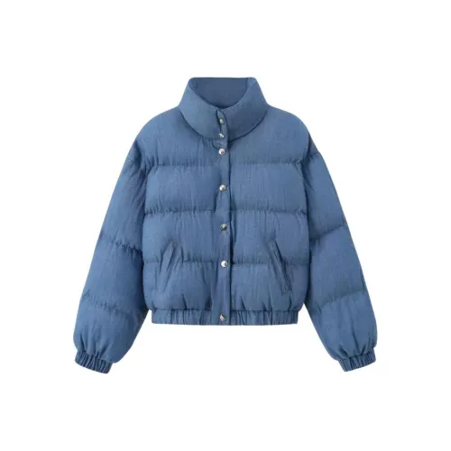 YINLEI Джинсовый синий Женские пуховики