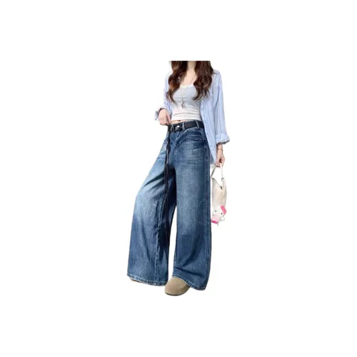 PANDA ADEVIL Синий Унисекс Джинсы