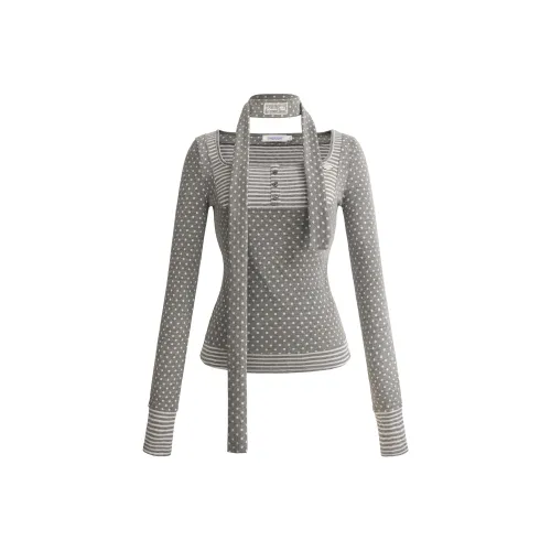 UNIFREE Стандартная T-рубашка Женская Серого цвета