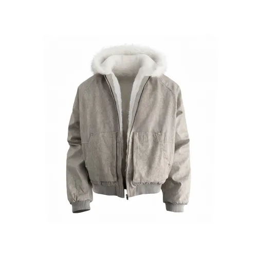 Pirkadat Пшеница Серый Унисекс Пуховики