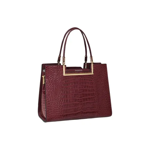 VINEY Сумка через плечо из коровьей кожи большая женская бордовый черный